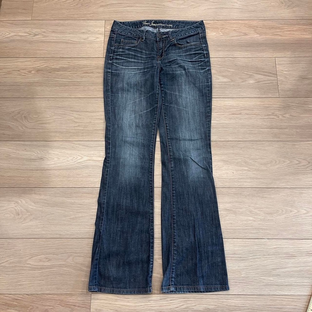Guess Jeans Dark Wash Low Rise Bootcut Flare Women 28 Indie Y2K 2000s Steetwear